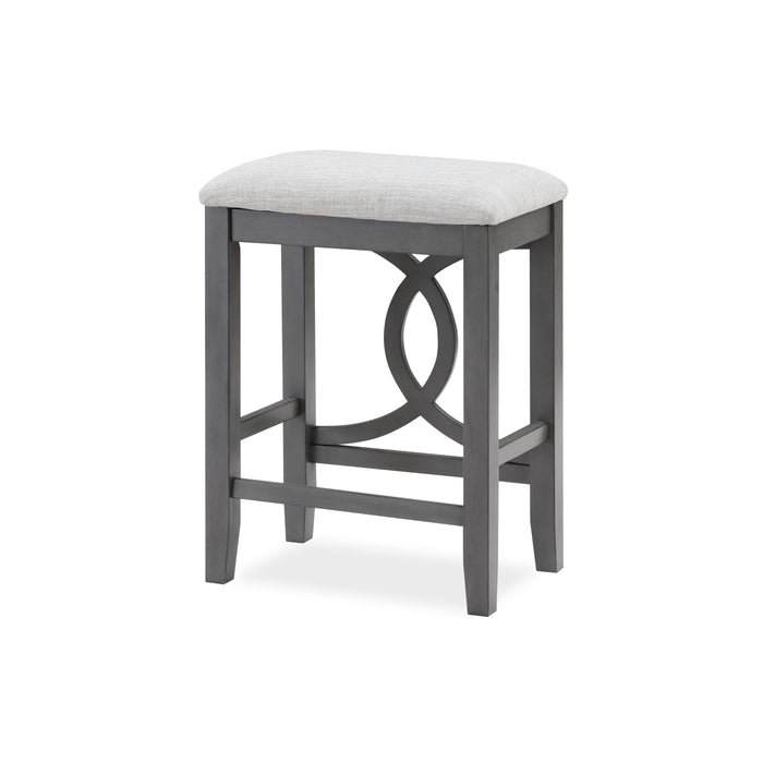 BELLA COUNTER  TABLE & 2 STOOLS-GRAY