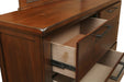 CAGNEY DRESSER - CHESTNUT - Mattress & Furniture Super Center (Tampa, FL)