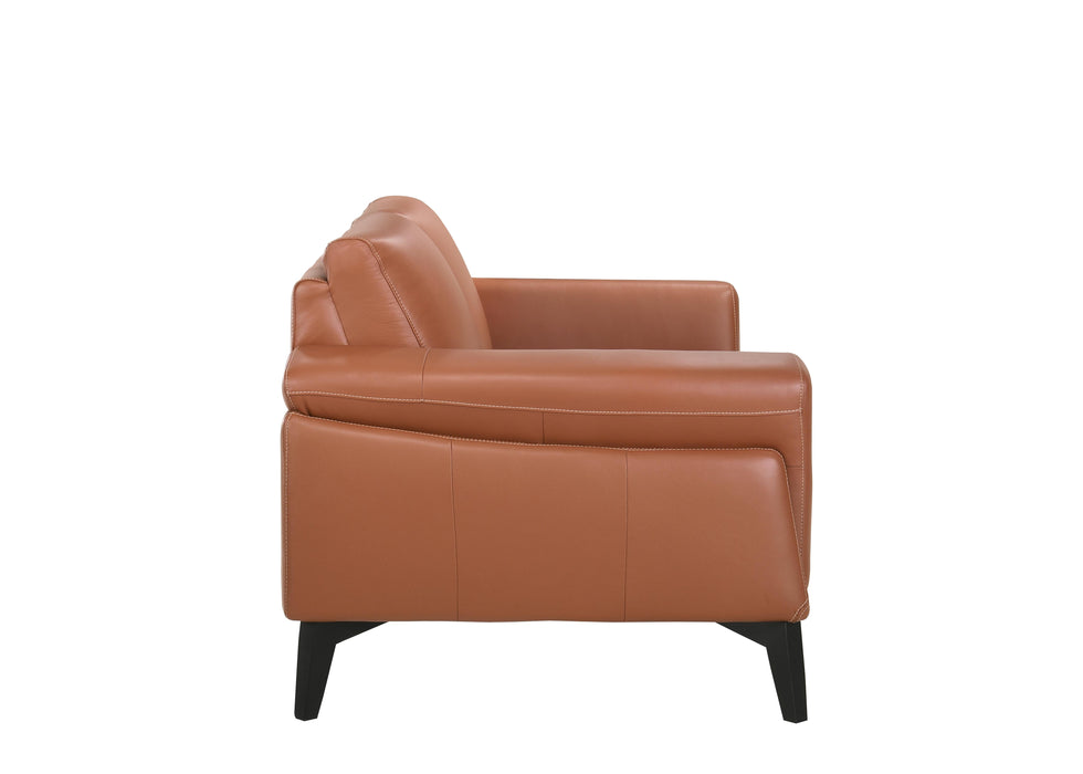 COMO LOVESEAT-TERRACOTTA