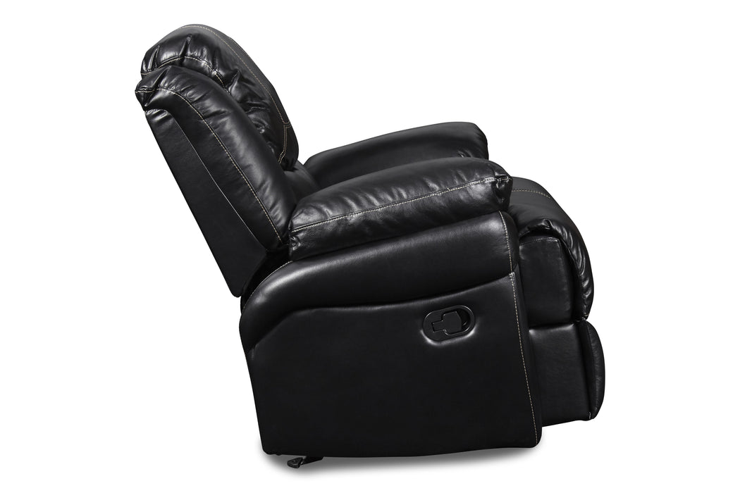 FLYNN GLIDER RECLINER-BLACK