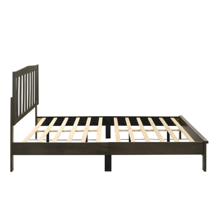 LEO 4/6 F SLAT BED-HB/FB/RAILS-GRAY