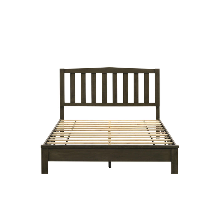 LEO 4/6 F SLAT BED-HB/FB/RAILS-GRAY