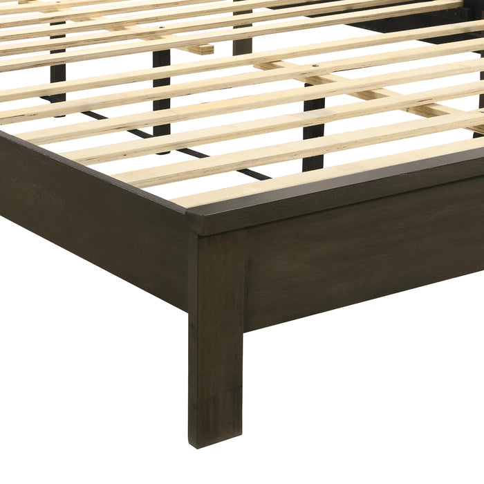 LEO 4/6 F SLAT BED-HB/FB/RAILS-GRAY