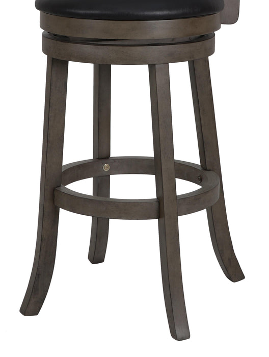 MANCHESTER 29" BAR STOOL-ANT GRAY W/PU SEAT