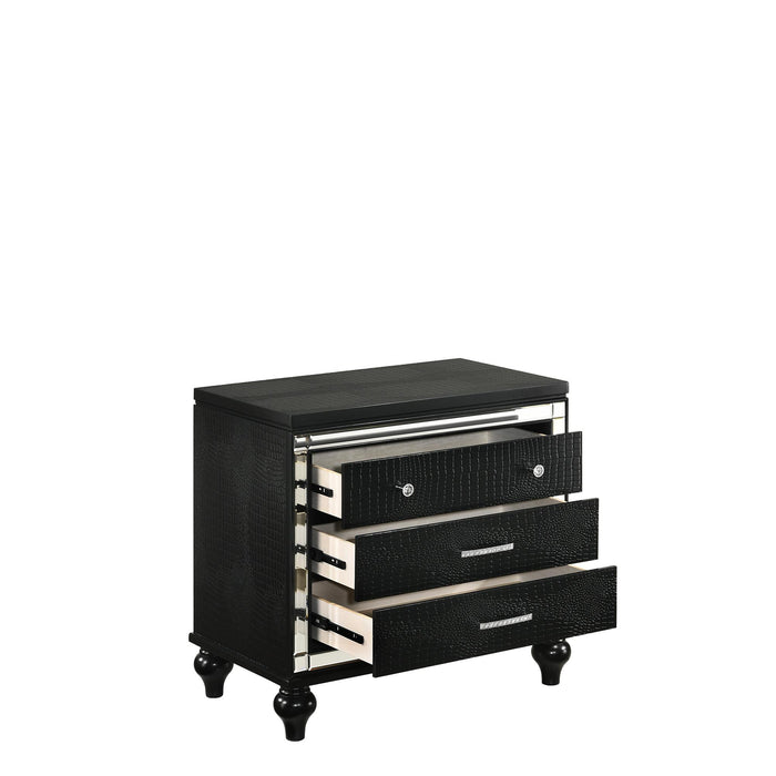 VALENTINO NIGHTSTAND-BLACK