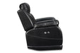 VEGA GLIDER RECLINER W/PWR FR- PREMIER BLACK - Mattress & Furniture Super Center (Tampa, FL)