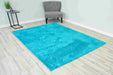 P1577 Turquoise - Lucia Shaggy - Mattress & Furniture Super Center (Tampa, FL)