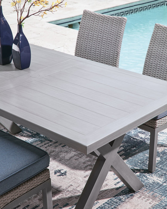 Half Moon Beach Outdoor Dining Table - Mattress & Furniture Super Center (Tampa, FL)