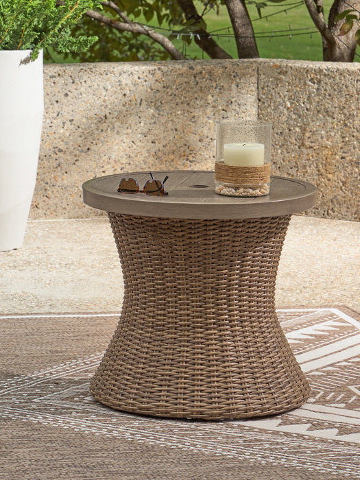 Laguna Heights Outdoor End Table - Mattress & Furniture Super Center (Tampa, FL)