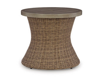 Laguna Heights Outdoor End Table - Mattress & Furniture Super Center (Tampa, FL)