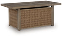 Laguna Heights Outdoor Fire Pit Table - Mattress & Furniture Super Center (Tampa, FL)