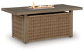 Laguna Heights Outdoor Fire Pit Table - Mattress & Furniture Super Center (Tampa, FL)