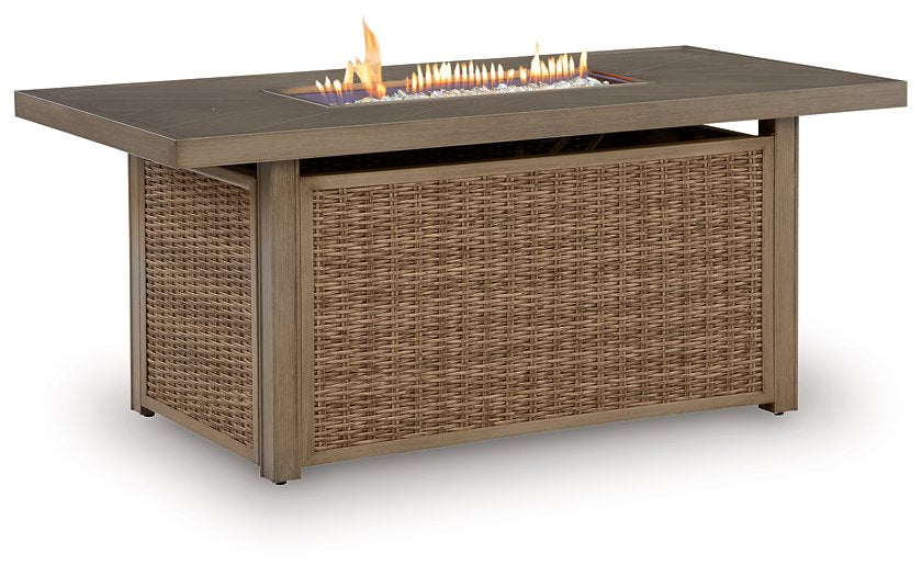 Laguna Heights Outdoor Fire Pit Table - Mattress & Furniture Super Center (Tampa, FL)