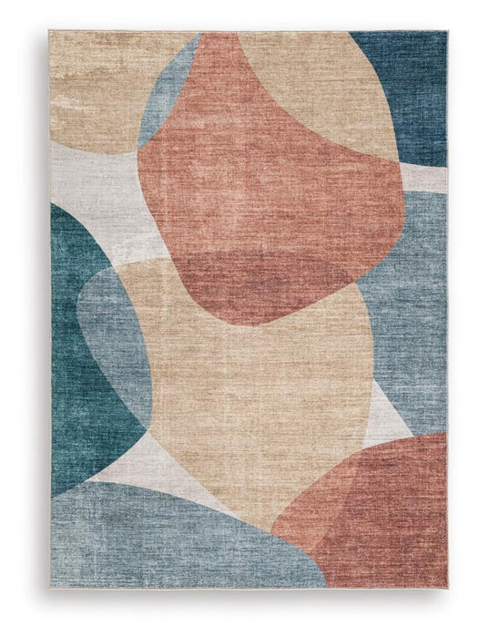 Chanleigh Washable 5' x 7' Area Rug - Mattress & Furniture Super Center (Tampa, FL)
