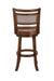 Aberdeen 29" Bar Stool W/Fabric Cushions-Brown