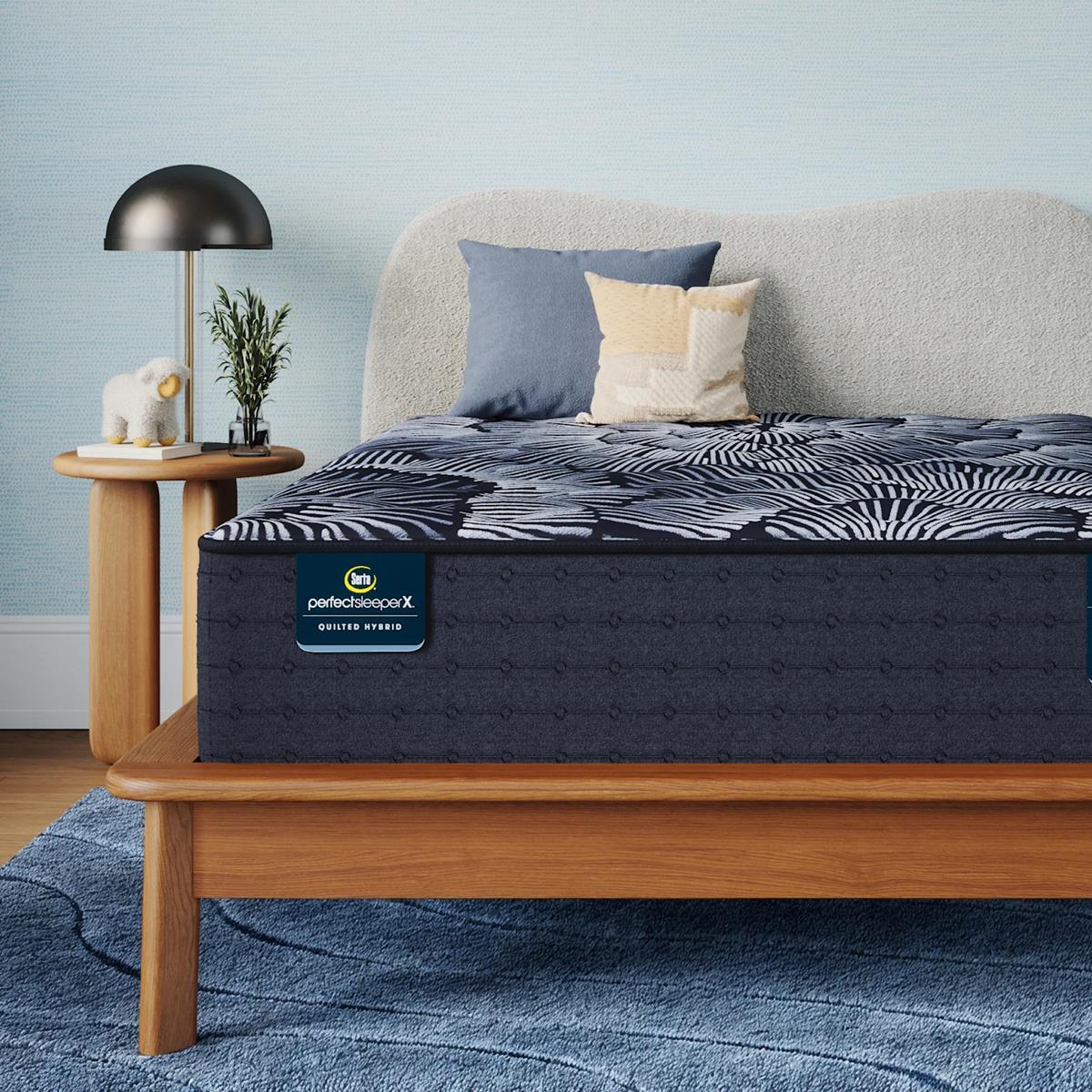Serta Perfect Sleeper X Quilted Hybrid Mattress Excelled Plush