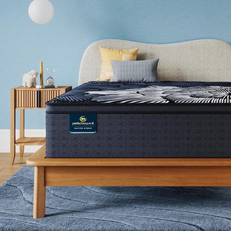 Serta Perfect Sleeper X Quilted Hybrid Mattress Max Plush Pillow Top