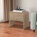 Mara One Drawer End Table / Bedside Table-Natural