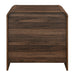 Mara Two Drawer End Table / Bedside Table-Walnut