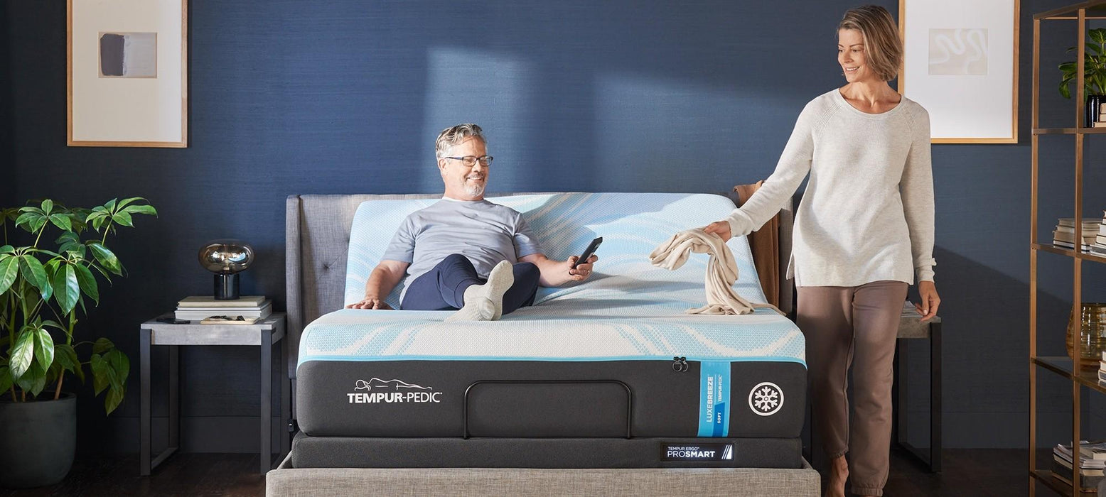 Tempur-Pedic LuxeBreeze Soft Mattress - Mattress & Furniture Super Center (Tampa, FL)