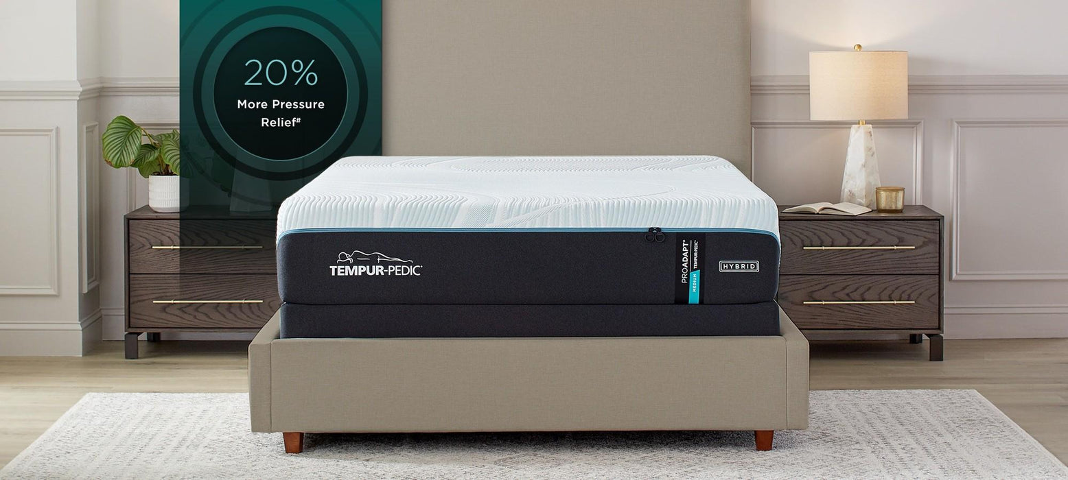 Tempur-Pedic ProAdapt Medium Hybrid Mattress - Mattress & Furniture Super Center (Tampa, FL)