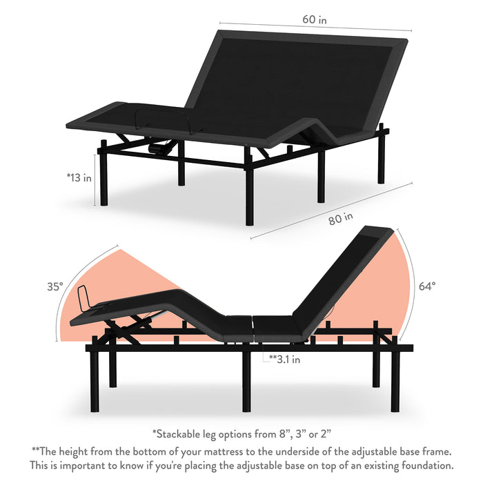 Tranquility II Adjustable Base - Mattress & Furniture Super Center (Tampa, FL)