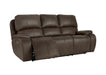 Brookings Sofa W/Pwr Hr & Fr-Brown