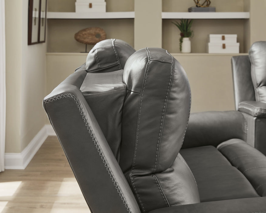 Bleckley Power Reclining Loveseat with Console - Mattress & Furniture Super Center (Tampa, FL)