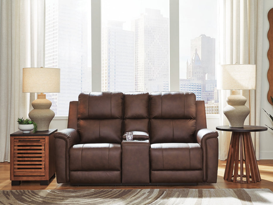 Bleckley Power Reclining Loveseat with Console - Mattress & Furniture Super Center (Tampa, FL)