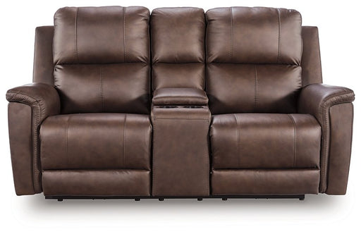 Bleckley Power Reclining Loveseat with Console - Mattress & Furniture Super Center (Tampa, FL)