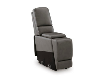 5Z - Pittson Power Reclining Sectional Loveseat with Console - Mattress & Furniture Super Center (Tampa, FL)