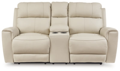Dahlmoore Power Reclining Loveseat with Console - Mattress & Furniture Super Center (Tampa, FL)