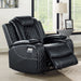 Orion Ii Glider Recliner W/ Pwr Fr & Hr-Black