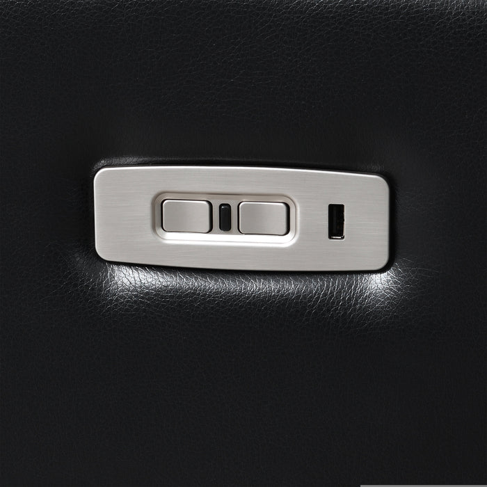 Orion Ii Sofa W/ Pwr Fr & Hr-Black