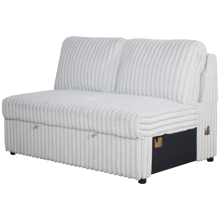 Bliss Loveseat W/Pull Out Bed-Mist Gray