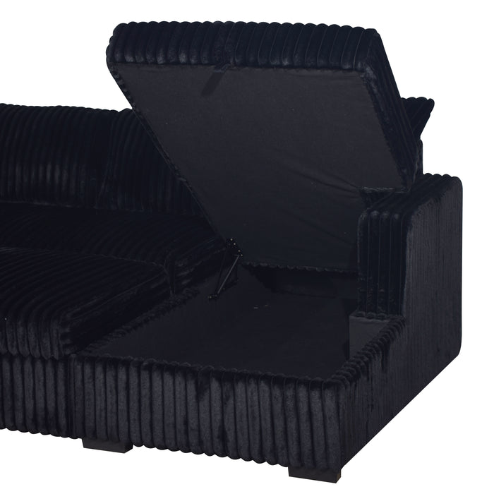 Bliss Raf Storage Chaise-Midnight