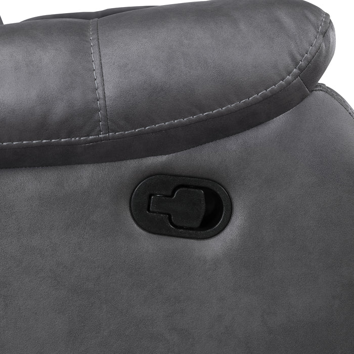 Morello Glider Recliner W/Pwr Fr- Gray