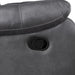 Morello Sofa W/Dual Recliner- Gray