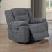 Redondo Glider Recliner W/Heat, Massage, Pwr Fr -Dk Gray
