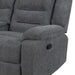 Redondo Raf Console Loveseat W/1 Recliner-Dk Gray