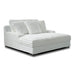 Embrace Dual Chaise Lounge-White