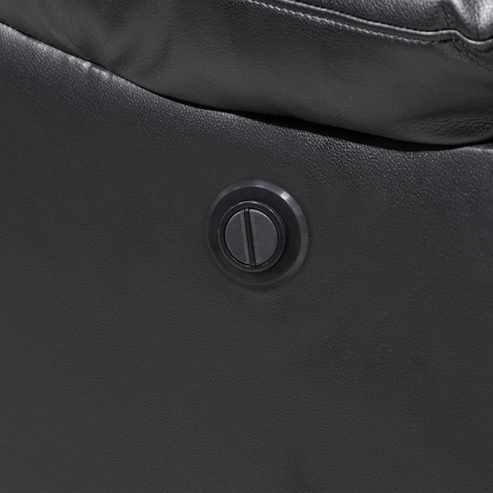 Nikko Console Loveseat W/Pwr Fr-Black/Gray