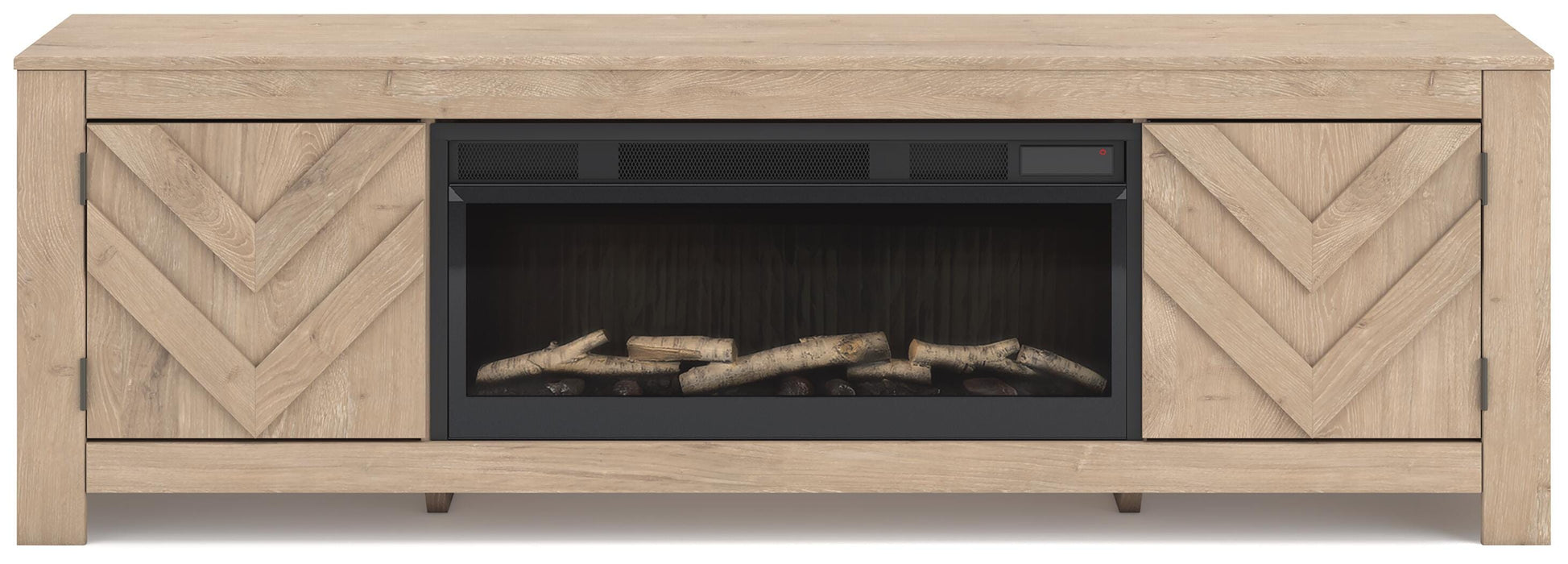 Cayboni 71" TV Stand with Electric Fireplace - Mattress & Furniture Super Center (Tampa, FL)