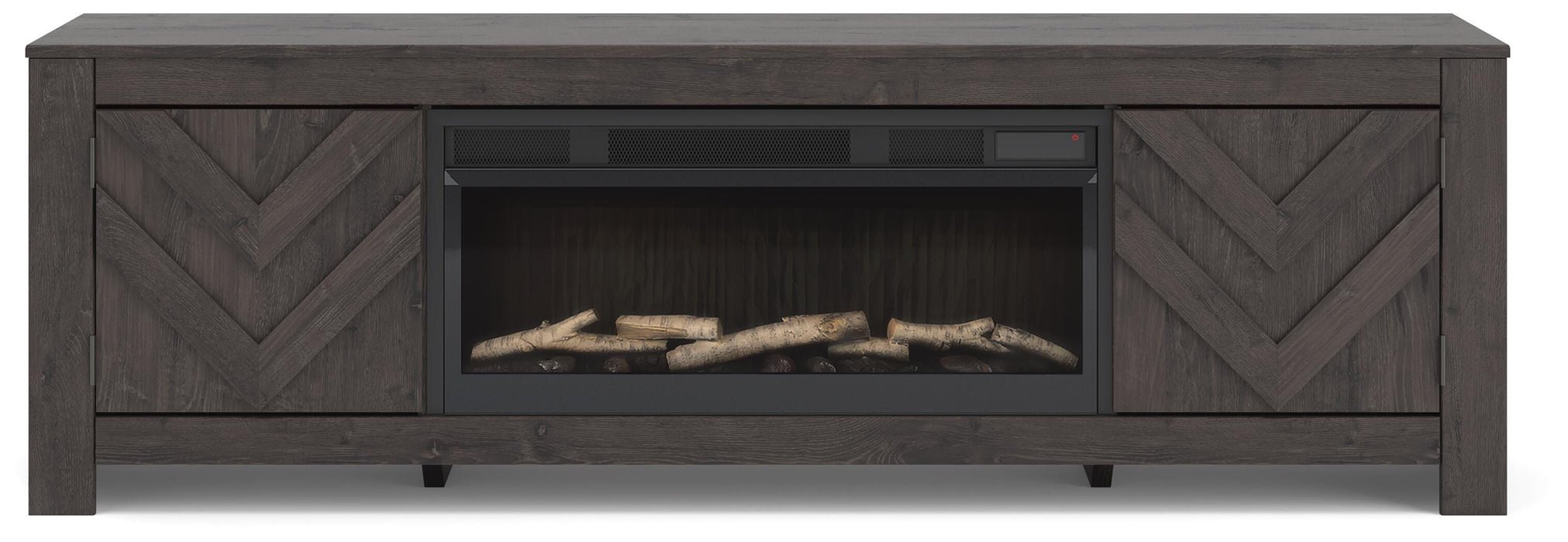 Cayboni 71" TV Stand with Electric Fireplace - Mattress & Furniture Super Center (Tampa, FL)