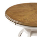 Cori Round Dining 5 Pc Set-Bisque/Brown