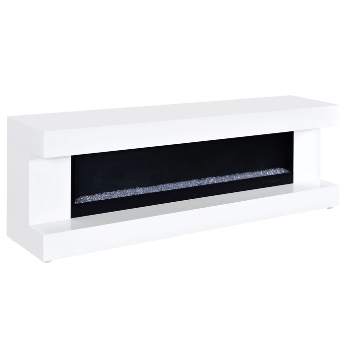 Mallory TV Stand Fireplace Console