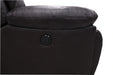 Nikko Console Loveseat W/Pwr Fr-Brown