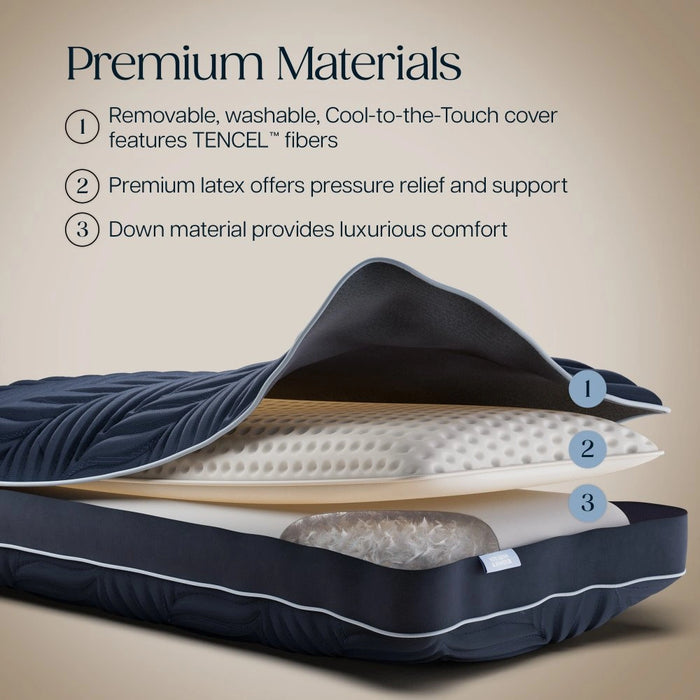 Stearns and Foster Down Blend & Latex Pillow