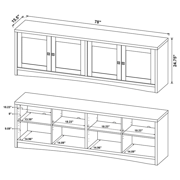 Laughlin 78" TV Stand