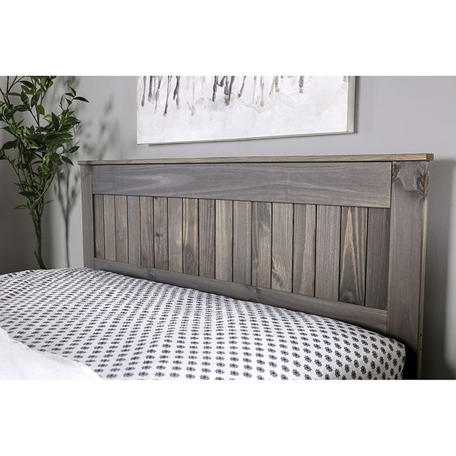 Rockwall Bed Grey & White